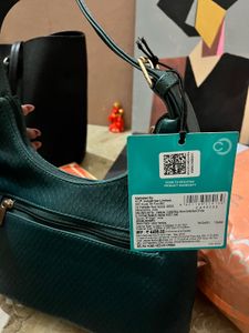Caprese Green Hobo Handbag