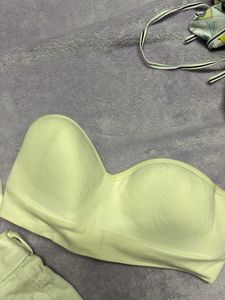 White Lace Bralette free push up bra