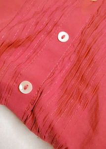Coral Bandhani Print Tunic
