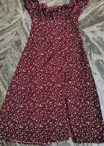 Chic Floral Print Midi Dress