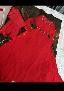 Stunning Red Ethnic Gown