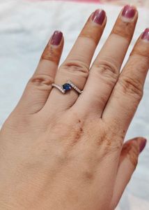 fix price 92.5 silver Elegant Diamond Ring