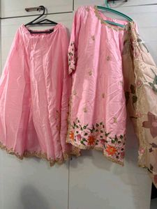 Beautiful Pink Kurta Set with Dupatta