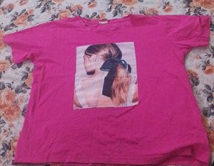 Pink Graphic T-Shirt
