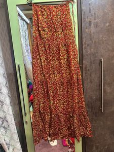 The Vasiliki Maxi Length Cotton Red Halte