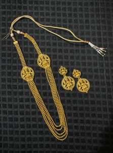 Lakshmi Gold-Tone Necklace &amp; Earrings
