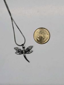 Accessorize Dragonfly Gem Necklace