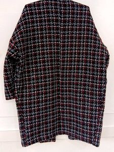 Tweed Plaid Coat
