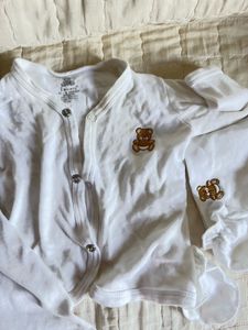 Baby White Bear Outfit Set