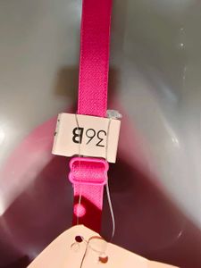 Vibrant Pink Lace Bra 36 B