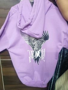 Oversized Lavender Cozy Hoodie