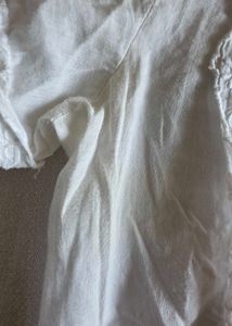 Elegant White Embroidered Top