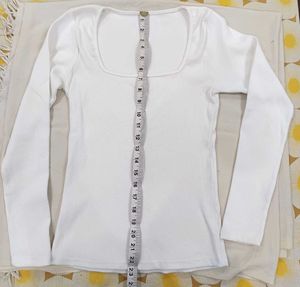Aahwan Square Neck Long Sleeve Top