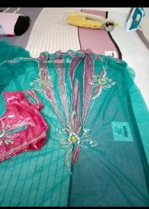 Y2k drape saree
