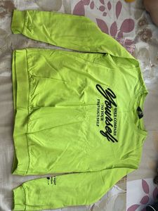 Neon Green Graphic Sweatshirt
