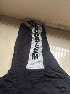 WESTSIDE Black Hoodie with "No Problem" Print