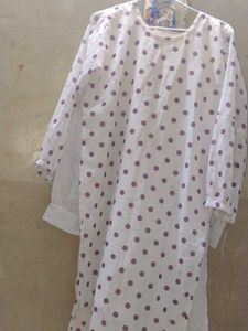 White Polka Dot Kurta