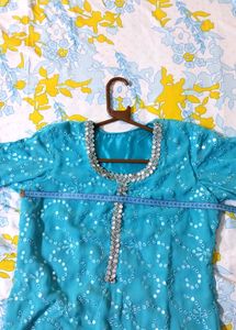 Heavy Embroidered Gharara Dress