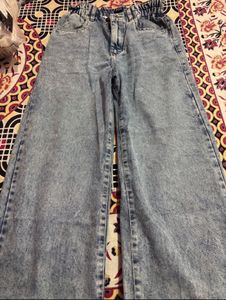 Light Wash Wide Leg Jeans