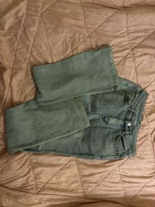 Flared Denim Jeans + FREE flower clutcher 🎁