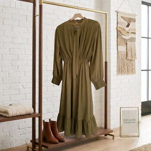 Olive Green Midi Dress