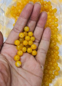 Yellow Beads for Jewelry Making