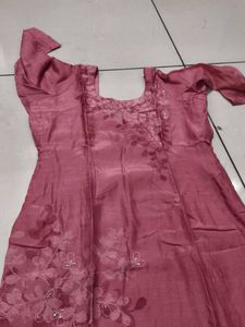Beautiful Pink Kurta Set Farsi salwar
