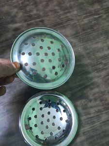 Stainless Steel Drain Covers (Set of 2)
