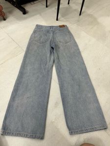 Light Wash Wide Leg Jeans