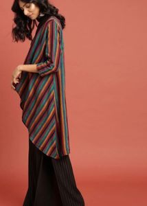 Striped Colorful Shrug