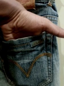 Men's Distressed Blue Jeans Levi'S