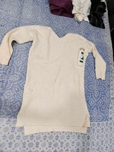 Cream V-Neck Long Sleeve Sweater and new shampoo