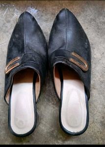 Stylish Black Mules