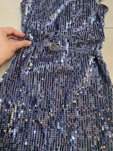 Dark Grey Sequined Dress (5.5 To 6.5)