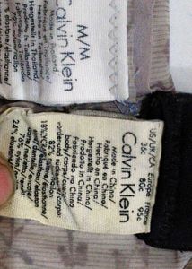 Black Lace Trim calvin Klein set👍