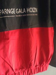 Red and black men jacket