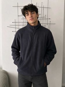 Men's Navy Fleece Jacket