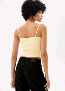 Bershka Butter Yellow Top