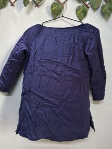 Elegant Navy Blue Kurta