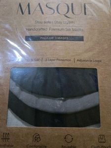 MASQUE Reusable Face Masks - Set of 3