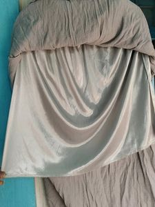 #Boutique Korean Type Mid Length Flared Grey Skirt