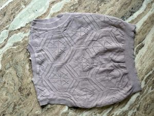 Chic Knit Vest &amp; Long Sleeve Top Set