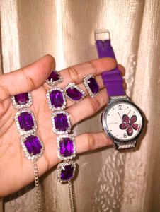 Jewellery Set and Watch