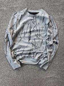 Grey Graphic Print Sweatshirt