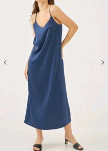 Navy Blue Slip Dress