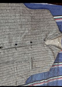 Grey Woollen Waistcoat