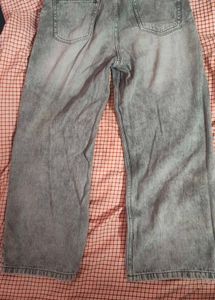 Max Grey wide leg jeans