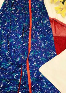 Very Beautiful Floral Top With Lower