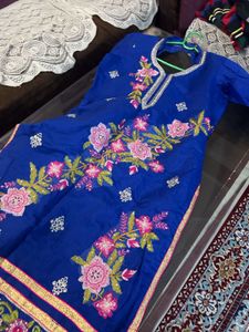 Suit With Plazo And Dupatta