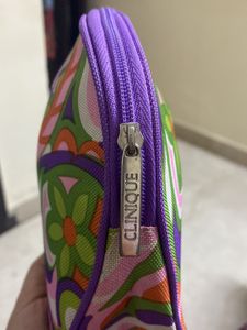 Clinique Flower Cosmetic Bag